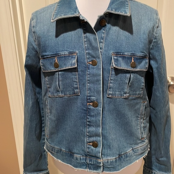 Loft denim jacket boxy style Size M - Picture 2 of 10